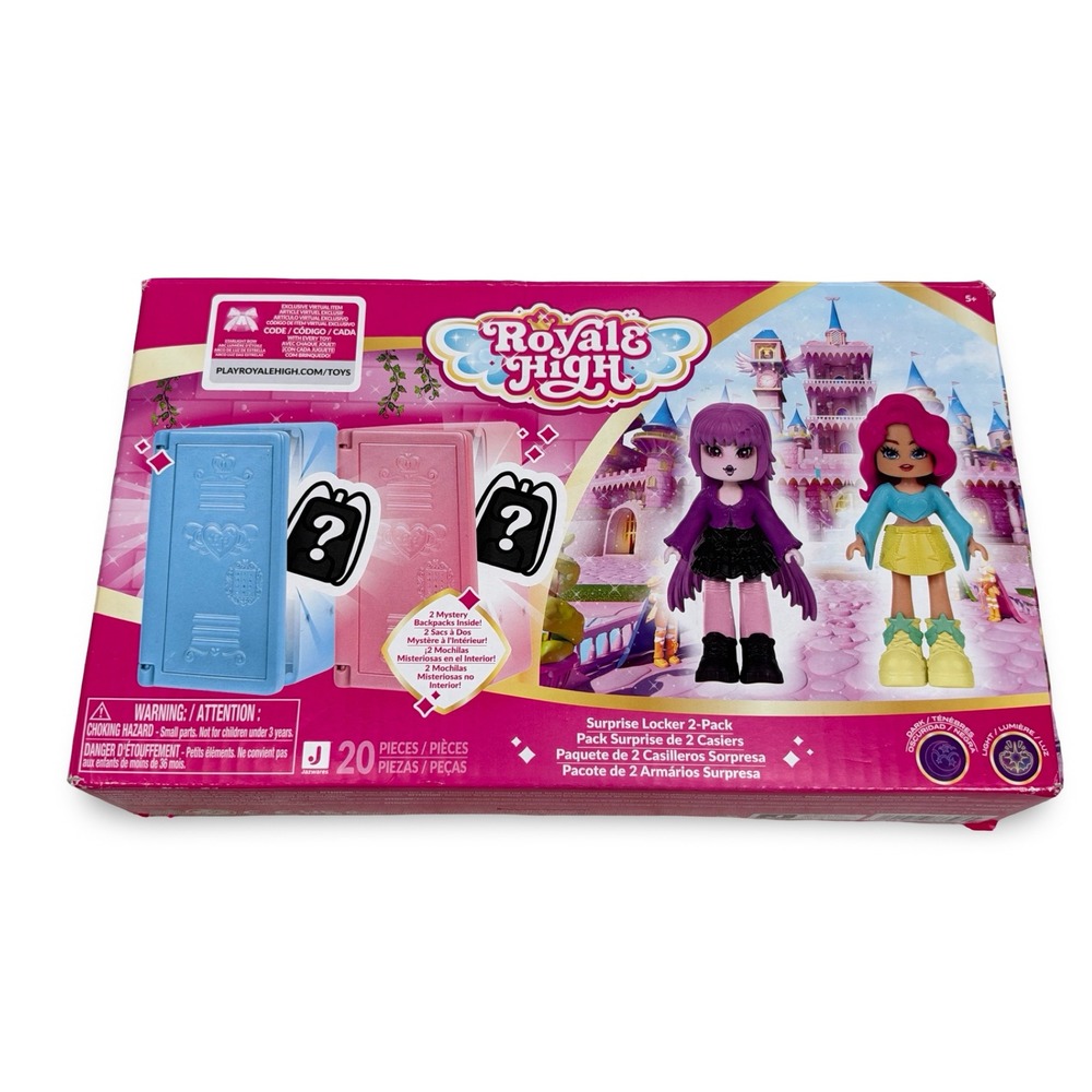 Royale High Surprise Locker 2-Pack Jazwares Dark & Light Dolls NO CODES
